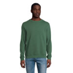 Sweat-shirt col rond unisexe personnalisable en coton biologique