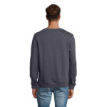 Sweat-shirt col rond unisexe personnalisable en coton biologique – vue 5