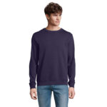 Sweat-shirt col rond unisexe personnalisable en coton biologique – vue 23