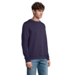 Sweat-shirt col rond unisexe personnalisable en coton biologique – vue 15