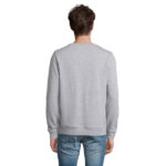 Sweat-shirt col rond unisexe personnalisable en coton biologique – vue 17