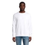 Sweat-shirt col rond unisexe personnalisable en coton biologique – vue 20