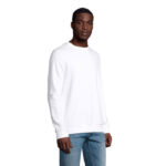 Sweat-shirt col rond unisexe personnalisable en coton biologique – vue 8