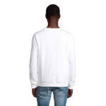 Sweat-shirt col rond unisexe personnalisable en coton biologique – vue 9