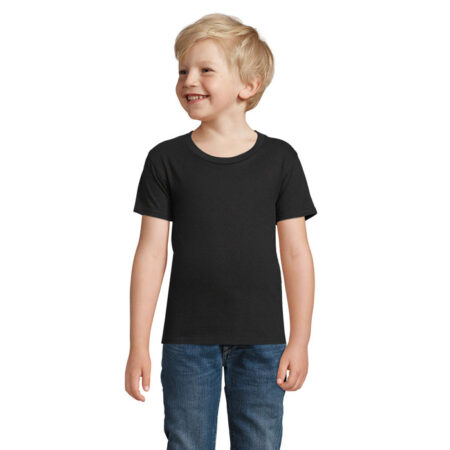 T-shirt enfant à col rond - 100% coton bio