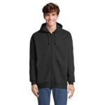 Sweat à capuche en coton et polyester recyclé