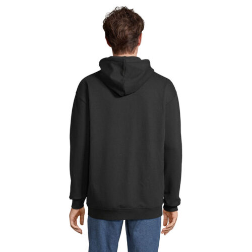 Sweat à capuche en coton et polyester recyclé – vue 2