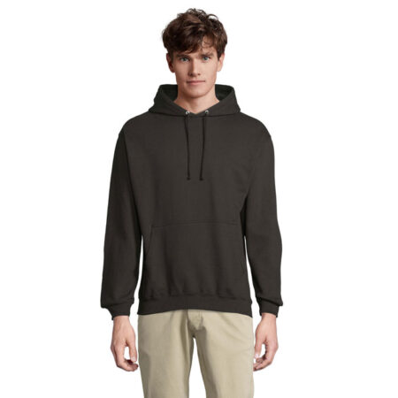Sweat-shirt unisexe à capuche - coton et polyester recylé
