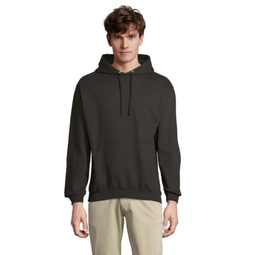 Sweat-shirt unisexe à capuche - coton et polyester recylé