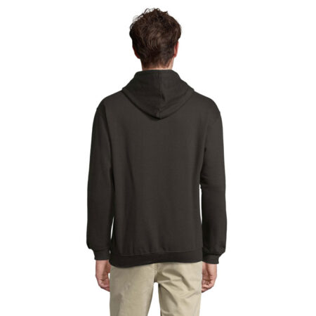Sweat-shirt unisexe à capuche - coton et polyester recylé – vue 2