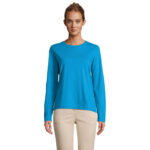 Tee-shirt femme col rond manches longues