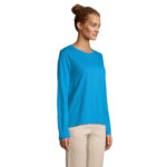 Tee-shirt femme col rond manches longues – vue 3