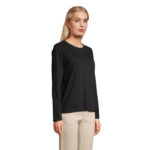 Tee-shirt femme col rond manches longues – vue 5