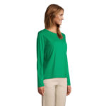 Tee-shirt femme col rond manches longues – vue 9