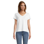 T-shirt col en V Femme en coton 150g/m²