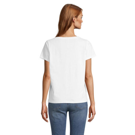 T-shirt col en V Femme en coton 150g/m² – vue 2
