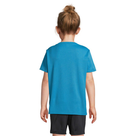 T-shirt de sport Enfant en polyester 100% recyclé – vue 2
