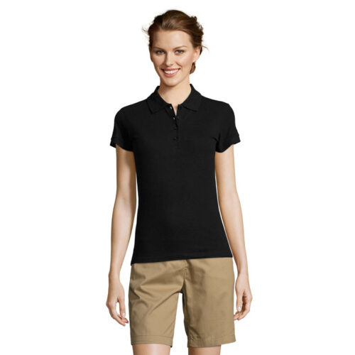 Polo Femme en 100% coton peigné 210g/m²