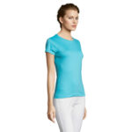 T-shirt femme en 100% jersey de coton 150g/m² – vue 3