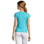 T-shirt Femme col en V - 100% jersey 150 g/m² – vue 2