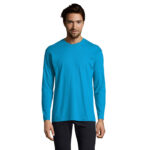 Tee-shirt homme col rond manches longues
