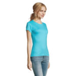 Tee-shirt femme col rond, 100% coton – vue 5