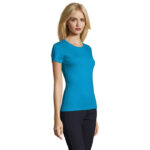 Tee-shirt femme col rond, 100% coton – vue 7