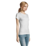 Tee-shirt femme col rond, 100% coton – vue 9
