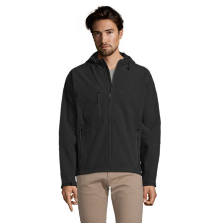 Veste homme Softshell à capuche