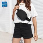 Sac banane en PU recyclé | Fabriqué en France | Certifié Origine France Garantie – vue 3