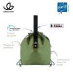 Sac déjeuner pochon en coton recyclé Fabriqué en France | Certifié Origine France Garantie – vue 4