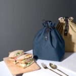 Sac déjeuner pochon en coton recyclé Fabriqué en France | Certifié Origine France Garantie – vue 6