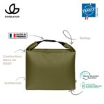 Sac isotherme Rolltop en rPET recyclé | Fabriqué en France | Certifié Origine France Garantie – vue 4
