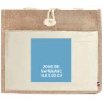 Sac en jute personnalisable | Fabriqué en France | Certifié Origine France Garantie – vue 4