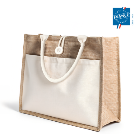 Sac en jute personnalisable | Fabriqué en France | Certifié Origine France Garantie