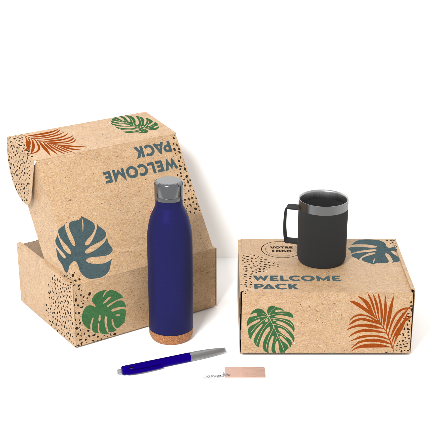 Welcome pack sur mesure 1 MOCK UP COFFRET WELCOME PACK