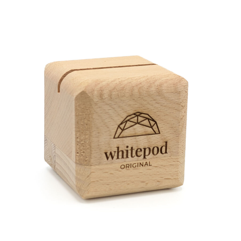 WHITEPOD_QR CUBE BOIS_REALISATION