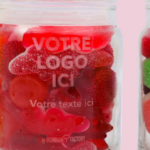 Bonbonnière verre personnalisée 200g – gravure ou étiquette – Image 3