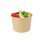 Pot bonbons kraft personnalisé entreprise – 250g, 5 mix – vue 3
