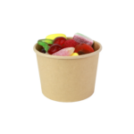 Pot bonbons kraft personnalisé entreprise – 250g, 5 mix – vue 5