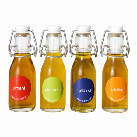 Mignonettes huile olive Hérault 5cl – 9 parfums Oulivie entreprise