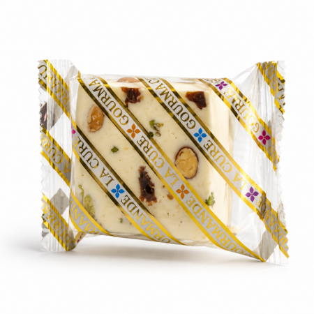 Pavé nougat personnalisé français – 22g, 3 saveurs