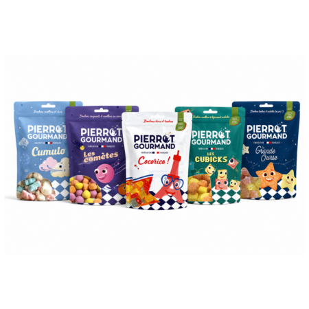 Sachet de bonbons personnalisé français – 5 saveurs au choix
