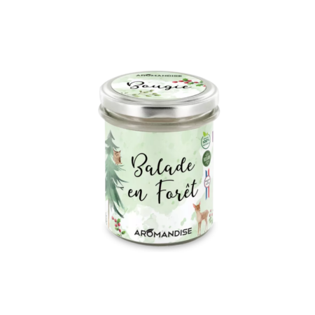 Bougie parfumée française personnalisable – 4 parfums, 150g