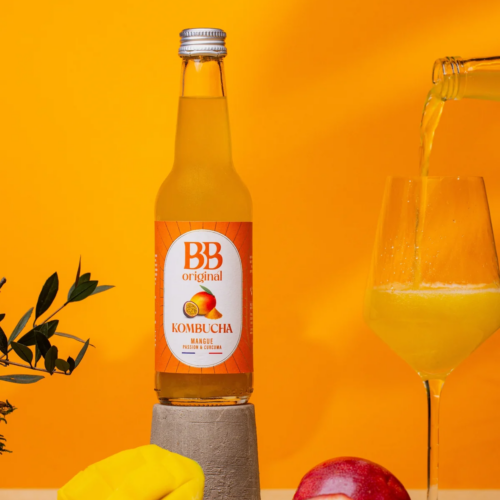 Kombucha bio 33cl personnalisable – boisson pétillante française – vue 2