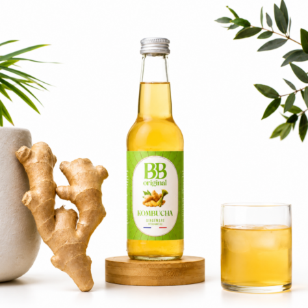 Kombucha bio 33cl personnalisable – boisson pétillante française