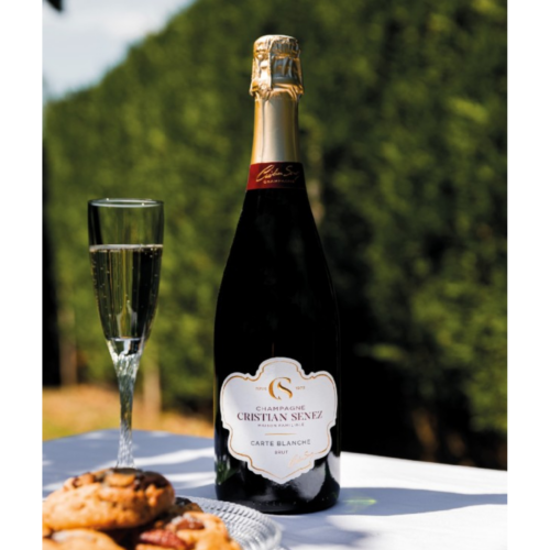 Champagne français personnalisé Carte Blanche – Blanc de Noirs – vue 2