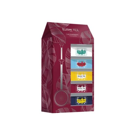 Coffret thé bio personnalisé Kusmi Tea – 100g + pince à thé – vue 2