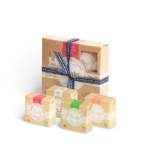 Coffret 4 savonnettes bio parfumées - COSMOS ORGANIC – vue 2