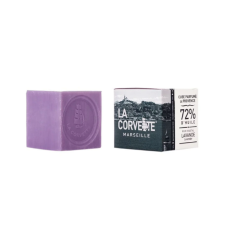 Cube de Provence lavande 100g personnalisé entreprise – vue 2